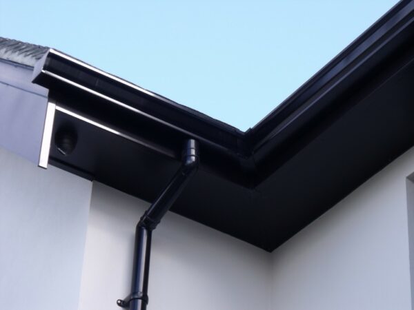 Black Fascia, Soffit, Gutter and downpipes